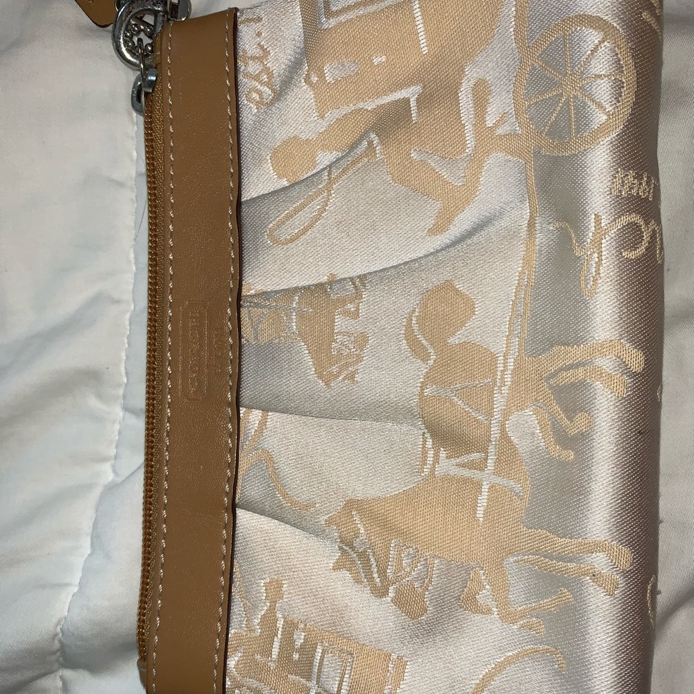 Vintage coach wristlet